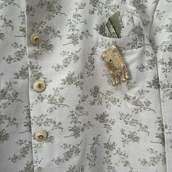 Men’s Floral Sherwani Suit Size 42 - Picture 2 of 8